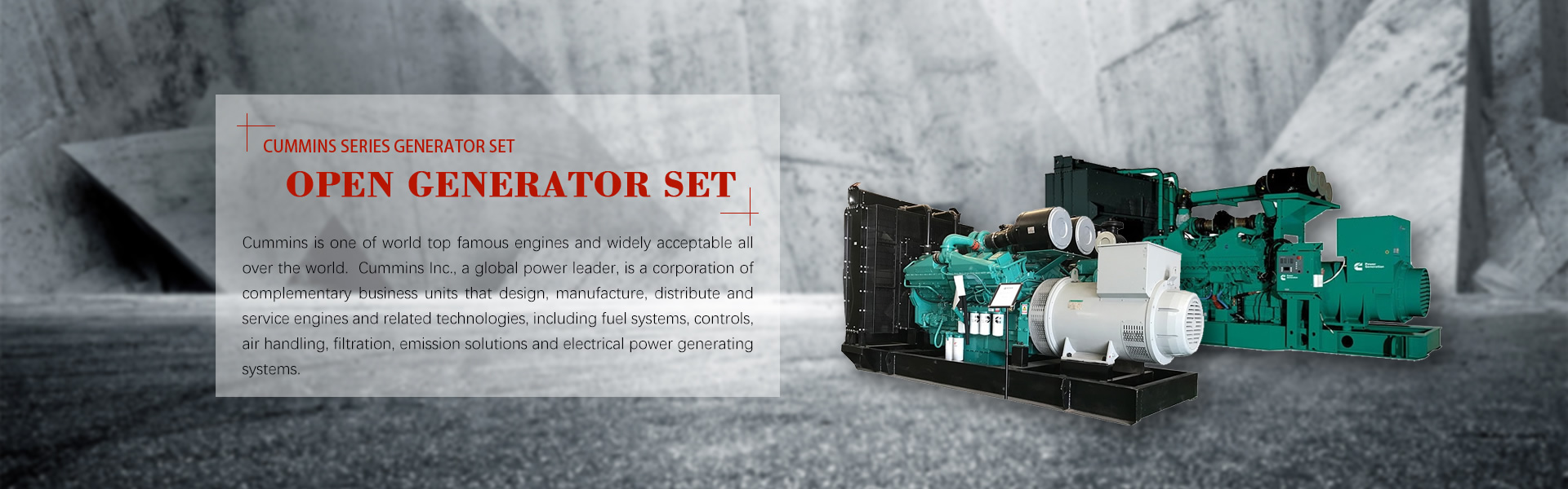 Open Generator Set